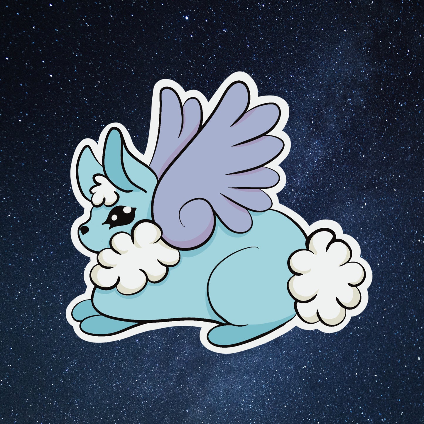 Cloud Bunny Sticker